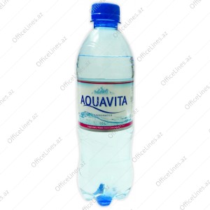 Aquavita 0.5 L., qazlı, plastik